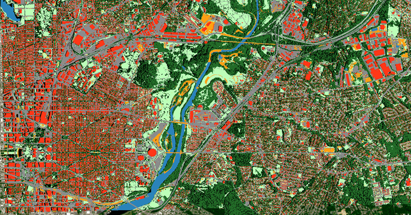 Land Cover map layer preview